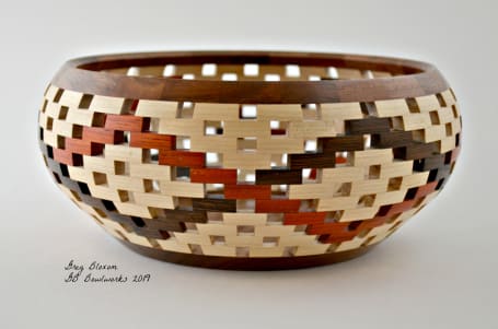 Hand turned wooden bowls